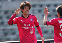 前半に2ゴールを奪った岸本 武流（Ｃ大23）【明治安田Ｊ３ 第1節 Ｃ大23vs盛岡】