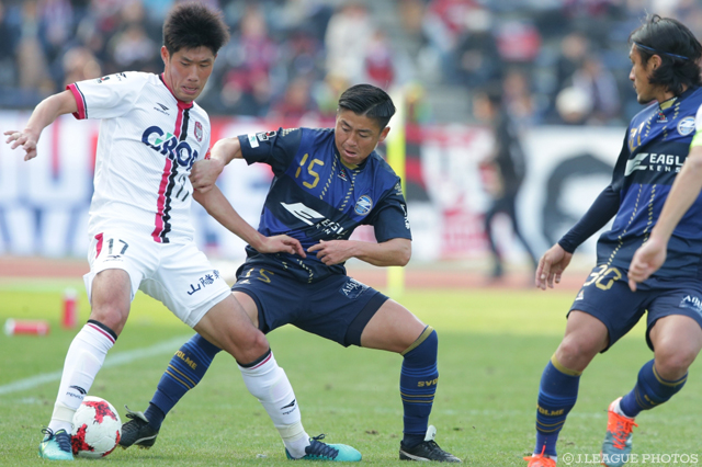 井上 裕大（町田）とパク ヒョンジン（岡山）のマッチアップ【明治安田Ｊ２ 第3節 町田vs岡山】