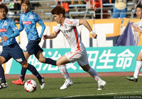 交代出場で同点FKをねじ込み、起用に応えた神田 夢実（愛媛）【明治安田Ｊ２ 第3節 讃岐vs愛媛】