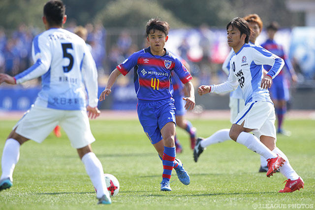 巧みなスルーパスで決定機を作った久保 建英（Ｆ東23）【明治安田Ｊ３ 第1節 Ｆ東23vs富山】