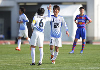 代 健司（#3）の先制ヘッドなどで開幕白星を飾った富山【明治安田Ｊ３ 第1節 Ｆ東23vs富山】