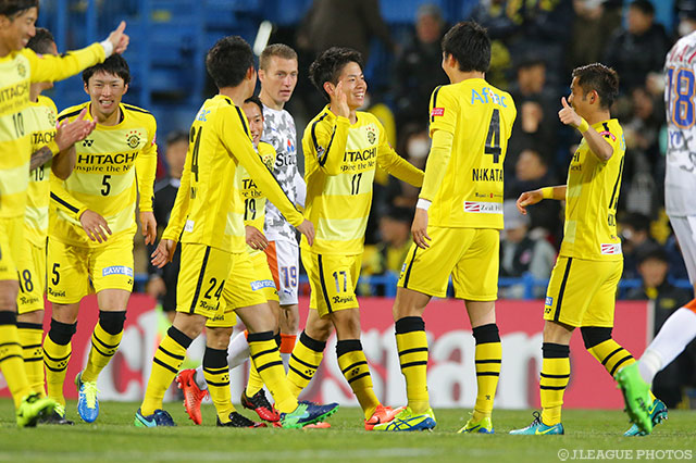 デビュー戦での初ゴールが殊勲の決勝点となった手塚 康平（柏 #17）【ルヴァンカップ GS 第1節 柏vs清水】