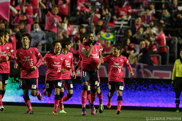 56分に貴重な追加点を決めたリカルド サントス（Ｃ大阪）【ルヴァンカップ GS 第1節 Ｃ大阪vs横浜FM】