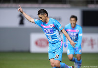 22分に移籍後初得点となる先制ゴールを決めた水野 晃樹（鳥栖）【ルヴァンカップ GS 第1節 鳥栖vs新潟】