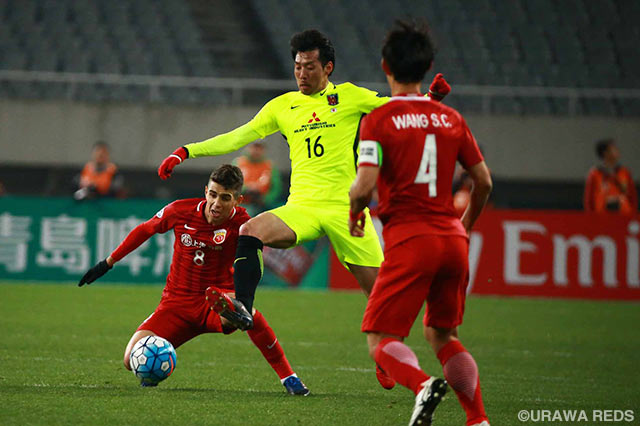 中盤で奮闘するも前半のみのプレーとなった青木 拓矢（浦和）【ＡＣＬ GS MD3 上海上港vs浦和】