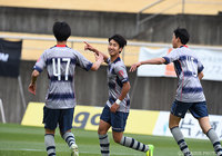 49分に先制ゴールを決めたユ インス（Ｆ東23）【明治安田Ｊ３ 第2節 藤枝vsＦ東23】