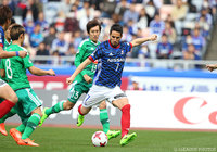 両チーム最多5本のシュートを放ったウーゴ ヴィエイラ（横浜FM）【明治安田Ｊ１ 第4節 横浜FMvs新潟】