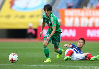 83分から投入され今季3点目のゴールを狙った田中 達也（新潟）【明治安田Ｊ１ 第4節 横浜FMvs新潟】