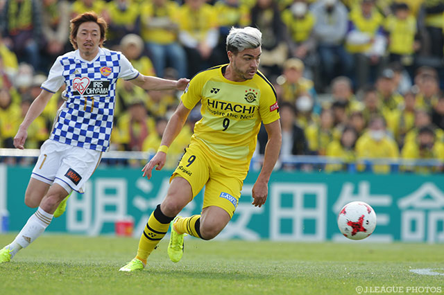クリスティアーノ（柏）は両チーム最多4本のシュート放つも得点ならず【明治安田Ｊ１ 第4節 柏vs仙台】