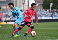 決勝点の起点となるクロスを供給した清武 弘嗣（Ｃ大阪）【明治安田Ｊ１ 第4節 Ｃ大阪vs鳥栖】