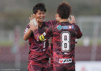 富樫 佑太のゴールでリードを奪った琉球【明治安田Ｊ３ 第2節 琉球vs盛岡】