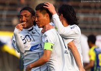 先制ゴールを決めた李 漢宰（町田）【明治安田Ｊ２ 第4節 群馬vs町田】