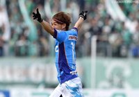 交代出場の直後に逆転ゴールを決めた野崎 陽介（横浜FC）【明治安田Ｊ２ 第4節 岐阜vs横浜FC】