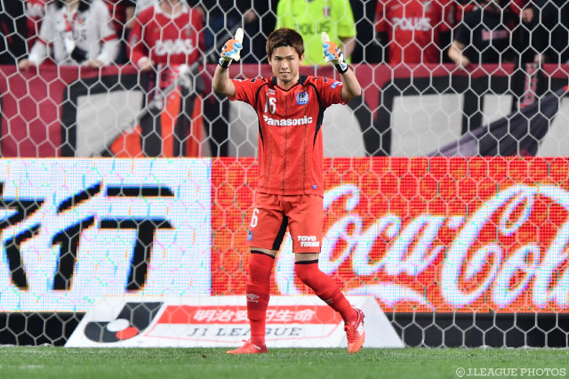 73分からゴールマウスに立ち、Ｊ1初出場を果たした田尻 健（Ｇ大阪）【明治安田Ｊ１ 第4節 Ｇ大阪vs浦和】