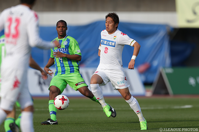 ３試合連続ゴールを狙い奮闘した清武 功暉（千葉）【明治安田Ｊ2 第5節 湘南vs千葉】