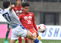 Ｊ２通算300試合出場を達成した上里 一将（熊本）【明治安田Ｊ２ 第5節 熊本vs大分】