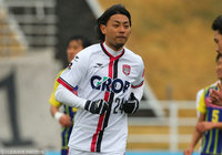 前半終了間際の同点PKで2試合連続ゴールの赤嶺 真吾（岡山）【明治安田Ｊ２ 第5節 群馬vs岡山】