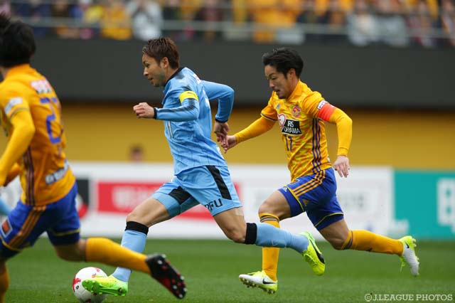 この日、2ゴールを演出する活躍を見せた小林 悠（川崎Ｆ）【明治安田Ｊ１ 第5節 仙台vs川崎Ｆ】