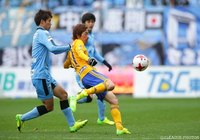 スピードを生かしたプレーも見せた石原 直樹（仙台）だがノーゴールに終わった【明治安田Ｊ１ 第5節 仙台vs川崎Ｆ】