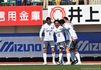 52分に今季初ゴールで先制点をもたらした工藤 浩平（松本）【明治安田Ｊ２ 第6節 徳島vs松本】