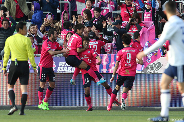 59分に均衡を破る先制ゴールを決めた木本 恭生（Ｃ大阪）【明治安田Ｊ１ 第5節 Ｃ大阪vs横浜FM】