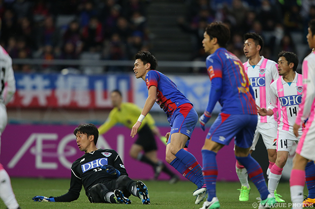一時は逆転となるゴールを決めた橋本 拳人（FC東京）【明治安田Ｊ１ 第5節 FC東京vs鳥栖】