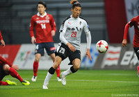 今季初得点で1点を返した齋藤 恵太（熊本）【明治安田Ｊ２ 第6節 名古屋vs熊本】