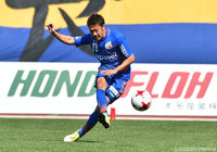 3連勝を大きく引き寄せる追加点を挙げた澤田 崇（長崎）【明治安田Ｊ２ 第6節 長崎vs山形】