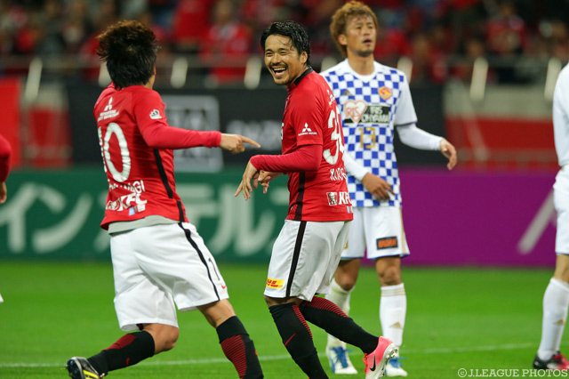 前半だけでハットトリックの活躍をみせた興梠 慎三（浦和）【明治安田Ｊ１ 第6節 浦和vs仙台】