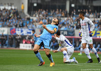 甲府ゴールをこじ開けられず悔しさをあらわにする小林 悠（川崎Ｆ）【明治安田Ｊ１ 第6節 川崎Ｆvs甲府】