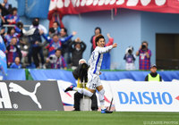 後半アディショナルタイム1分に均衡を破った河本 明人（甲府）【明治安田Ｊ１ 第6節 川崎Ｆvs甲府】