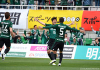 ２試合連続直接FKを決めた宮阪 政樹（松本）【明治安田Ｊ２ 第7節 松本vs長崎】