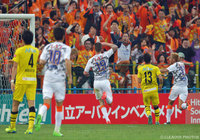 ダメ押しゴールをあげたミッチェル デューク（清水） 【明治安田Ｊ１ 第6節 柏vs清水】