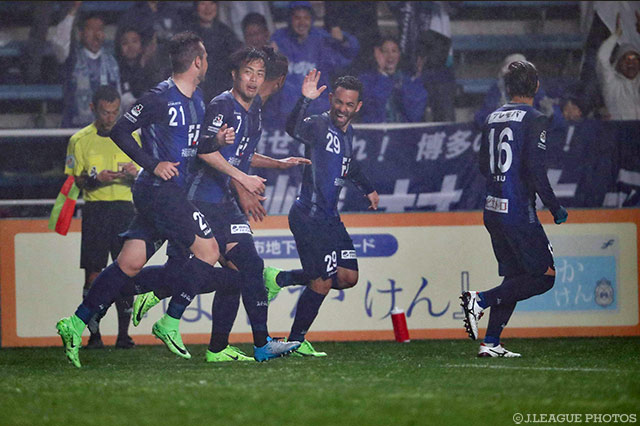 交代出場からわずか2分で先制点を奪ったジウシーニョ（福岡 #29）【明治安田Ｊ２ 第7節 福岡vs町田】