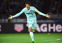 鋭い一撃を突き刺して試合を振り出しに戻した大井 健太郎（磐田）【明治安田Ｊ１ 第6節 横浜FMvs磐田】