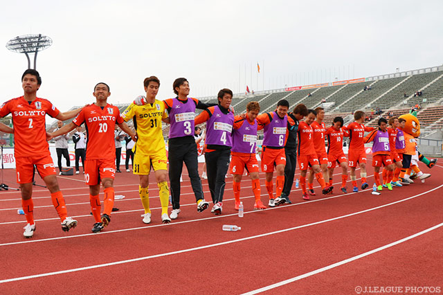 開幕戦以来となる白星で今季2勝目を挙げた愛媛【明治安田Ｊ２ 第7節 愛媛vs熊本】