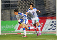 三平 和司（左）と後藤 優介（右）のゴールで同点とした大分【明治安田Ｊ２ 第7節 山形vs大分】