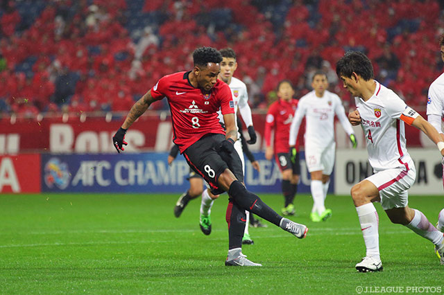 待望の先制点を奪取したラファエル シルバ（浦和）【ＡＣＬ GS MD4 浦和vs上海上港】