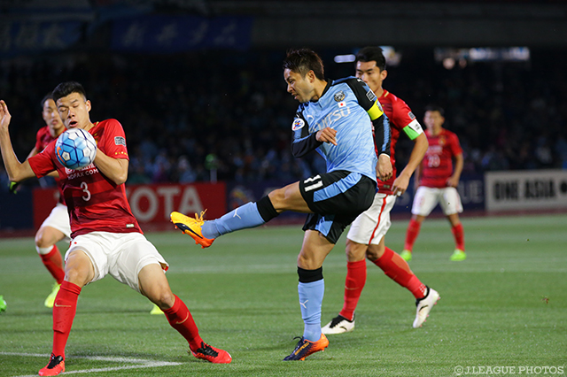 フル出場で最後までゴールを狙った小林 悠（川崎Ｆ）【ＡＣＬ GS MD4 川崎Ｆvs広州恒大】