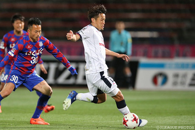 負傷欠場から復帰を果たした水沼 宏太（Ｃ大阪）【ルヴァンカップ GS 第2節 甲府vsＣ大阪】
