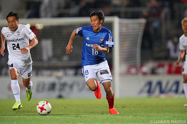 チーム最多3本のシュートを放ち、気を吐いた遠藤 渓太（横浜FM18）【ルヴァンカップ GS 第2節 横浜FMvs神戸】