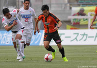 最初の交代カードとして投入された加藤 大樹（山口）【明治安田Ｊ２ 第8節 山口vs千葉】