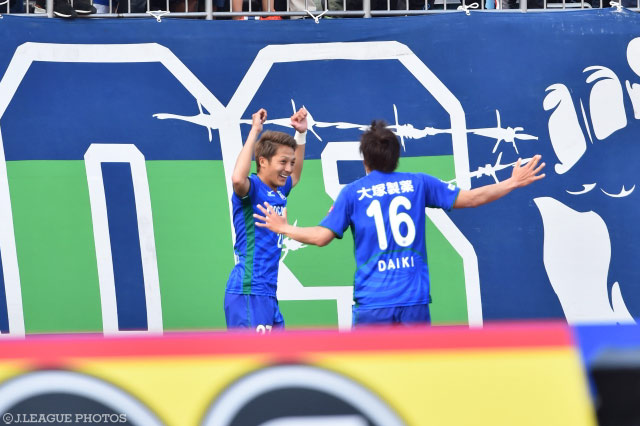 馬渡 和彰の今季初得点で先制した徳島【明治安田Ｊ２ 第8節 徳島vs名古屋】