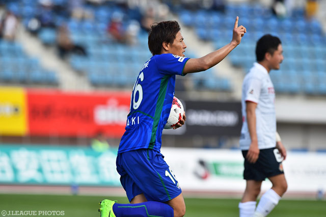 2試合連続ゴールで試合を振り出しに戻した渡 大生（徳島）【明治安田Ｊ２ 第8節 徳島vs名古屋】