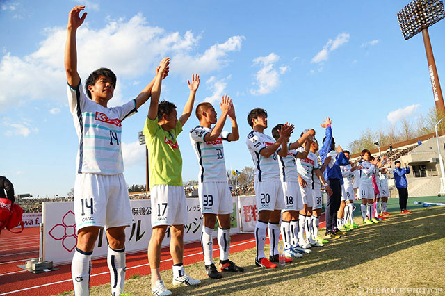 北関東ダービーを制し、3試合ぶりの勝利を挙げた水戸【明治安田Ｊ２ 第8節 群馬vs水戸】