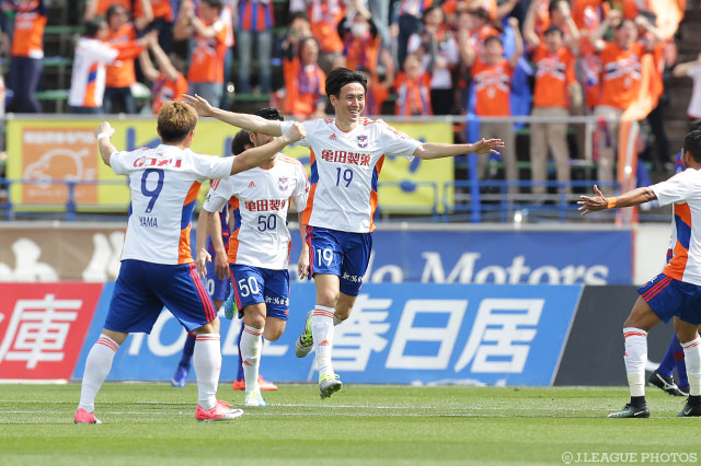 矢野 貴章の追加点でリードを2点に広げた新潟【明治安田Ｊ１ 第7節 甲府vs新潟】