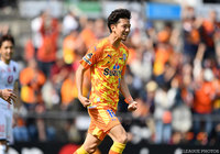 起死回生の同点ゴールを押し込んだ白崎 凌兵（清水）【明治安田Ｊ１ 第7節 清水vs大宮】