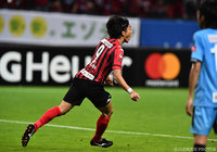 82分に２試合連続ゴールとなる同点ヘッドを決めた都倉 賢（札幌）【明治安田Ｊ１ 第7節 札幌vs川崎Ｆ】