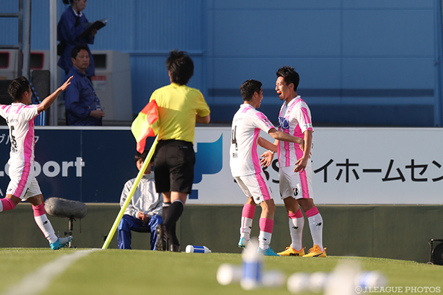 88分に３試合連続ゴールとなるヘッドで均衡を破った豊田 陽平（鳥栖）【明治安田Ｊ１ 第7節 磐田vs鳥栖】