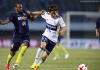 精度の高いキックでFKから先制点をお膳立てした天野 純（横浜FM）【明治安田Ｊ１ 第7節 広島vs横浜FM】